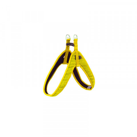 Rogz шлейка с мягкими вставками легконадеваемая, 630 мм (обхват шеи), SJQ63K, неоновый желтый