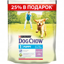 Purina Dog Chow сухой корм для щенков всех пород с ягнёнком - 800 гр