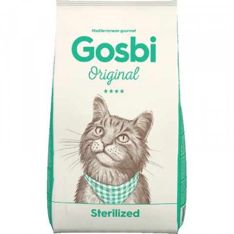 Сухой корм Gosbi Original для стерилизованных кошек с курицей - 7 кг