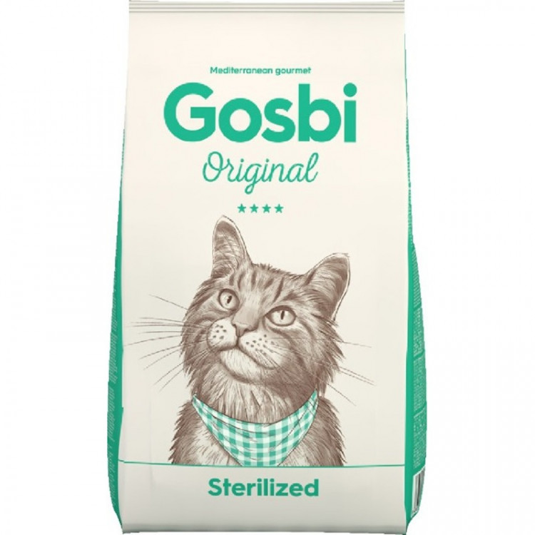 Сухой корм Gosbi Original для стерилизованных кошек с курицей - 7 кг