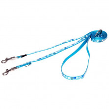Поводок перестежка для собак ROGZ Trendy XS-8мм 2 м (Голубой HLM520B)
