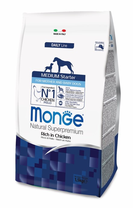 Monge Dog Medium Starter для щенков средних пород 1,5 кг