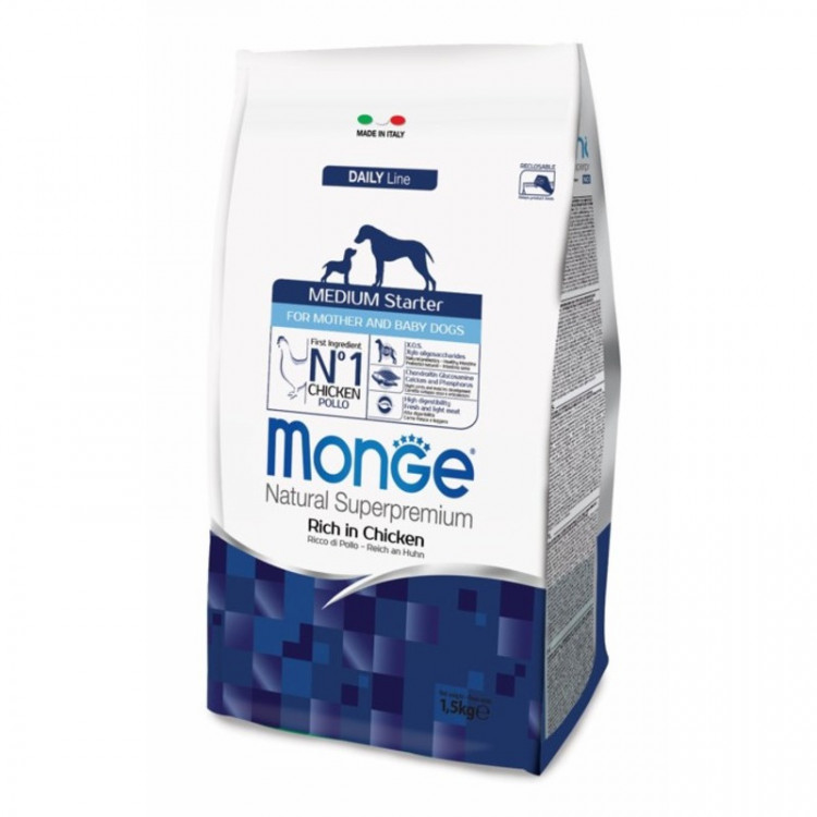 Monge Dog Medium Starter для щенков средних пород 1,5 кг