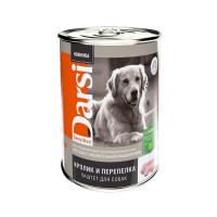 Darsi Sensitive влажный корм для собак с чувствительным пищеварением с кроликом и перепелкой 410 г