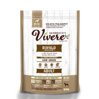 Vivere Mini Adult сухой корм для взрослых собак мелких пород со вкусом буйвола - 800 г