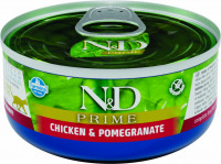 Farmina N&D Cat Prime Chicken & Pomegranate консервы для кошек с курицей и гранатом - 80 г