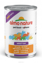 Almo Nature Daily Menu Adult Cat Chicken консервы для взрослых кошек меню с курицей - 400 г
