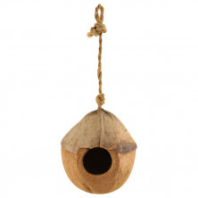 Triol Natural домик для птиц из кокоса \"Бунгало\", 100-130 мм