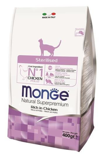 Monge Cat Sterilized сухой корм для стерилизованных кошек - 400 гр