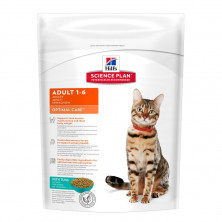 Hills Science Plan Optimal Care сухой корм для кошек от 1 до 6 лет с тунцом - 400 г