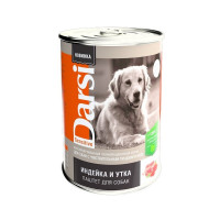 Darsi Sensitive влажный корм для собак с чувствительным пищеварением с индейкой и уткой 410 г