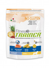Trainer Fitness3 No Gluten Mini Adult Salmon and Maize на основе мяса лосося с добавление кукурузы и масла 2 кг