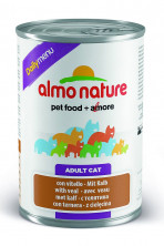Almo Nature Daily Menu Adult Cat Veal консервы для взрослых кошек меню с телятиной - 400 г