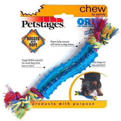PETSTAGES игрушка для собак Mini "ОРКА палочка" маленькая