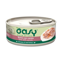 Oasy Wet cat Specialita Naturali Tuna Carrot дополнительное питание для кошек с тунцом и морковью в консервах - 70 г (24 шт)