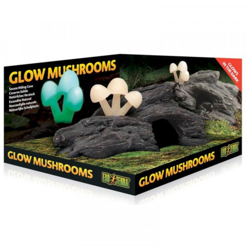 Exo Terra декор светящиеся грибы 24х13х10 см (PT2843)