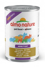 Almo Nature Daily Menu Adult Cat Duck консервы для взрослых кошек меню с уткой - 400 г