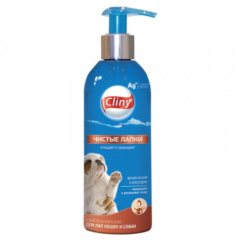 Cliny Чистые лапки Шампунь-бальзам для лап 200 мл