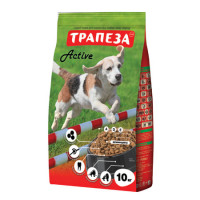 Трапеза Active сухой корм для собак активных пород с яблоком и розмарином - 10 кг