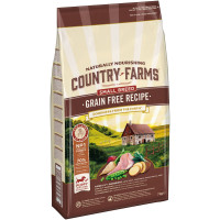 Country Farms сухой беззерновой полнорационный корм для щенков мелких пород с высоким содержанием индейки - 7 кг