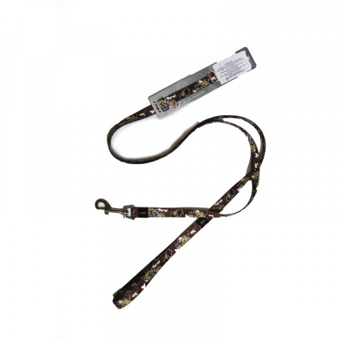 Rogz поводок для щенков средних собак 180 см коричневый