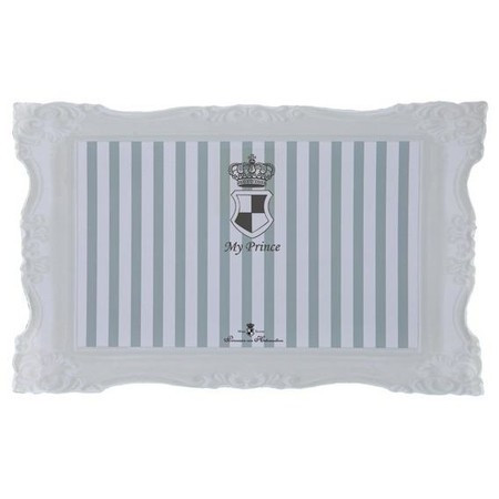 Коврик под миску Trixie My Prince для собак 44?28 см серый с полосками