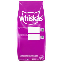 Whiskas сухой корм для кошек в виде подушечек с паштетом с курицей и индейкой 13,8 кг