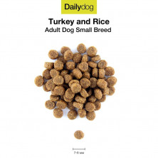 Сухой корм Dailydog Adult Small Breed для взрослых собак мелких и миниатюрных пород с индейкой и рисом 3 кг