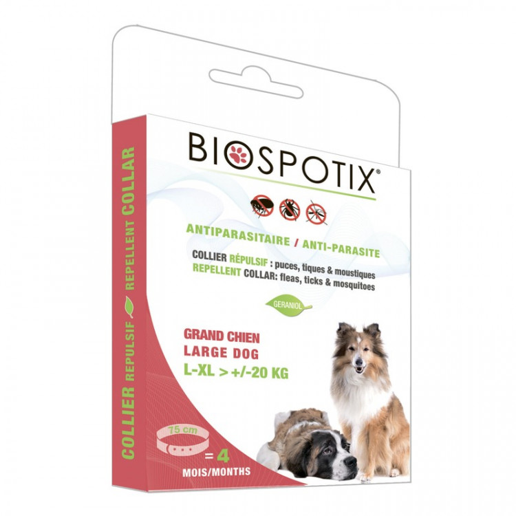 Biospotix Large dog collar ошейник от блох для собак крупных и гигантских пород 75 см 1 ш