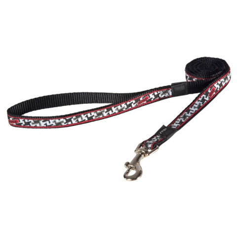 Поводок Rogz удлиненный для собак средних и мелких пород черный 1,8 м