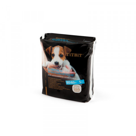 Titbit Коврики впитывающие для ухода за домашними животными 60*60см - 5 шт