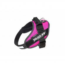 Julius-K9 шлейка для собак IDC-Powerharness 0, 58-76 см/ 14-25 кг, темно-розовая