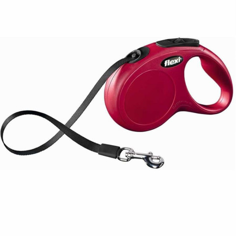 FLEXI рулетка New Classic Mini (до 12 кг) 3 м лента красная