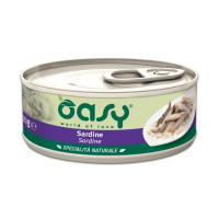 Oasy Wet cat Specialita Naturali Sardine дополнительное питание для кошек с сардинами в консервах - 70 г (24 шт)
