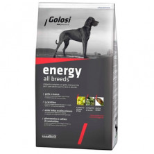 Golosi Dog Adult Energy сухой корм для активных и/или спортивных собак с курицей, говядиной и рисом - 12 кг