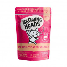 Влажный корм Meowing Heads So-fish-ticated Salmon для кошек и котят с лососем, курицей и говядиной - 0,100 кг