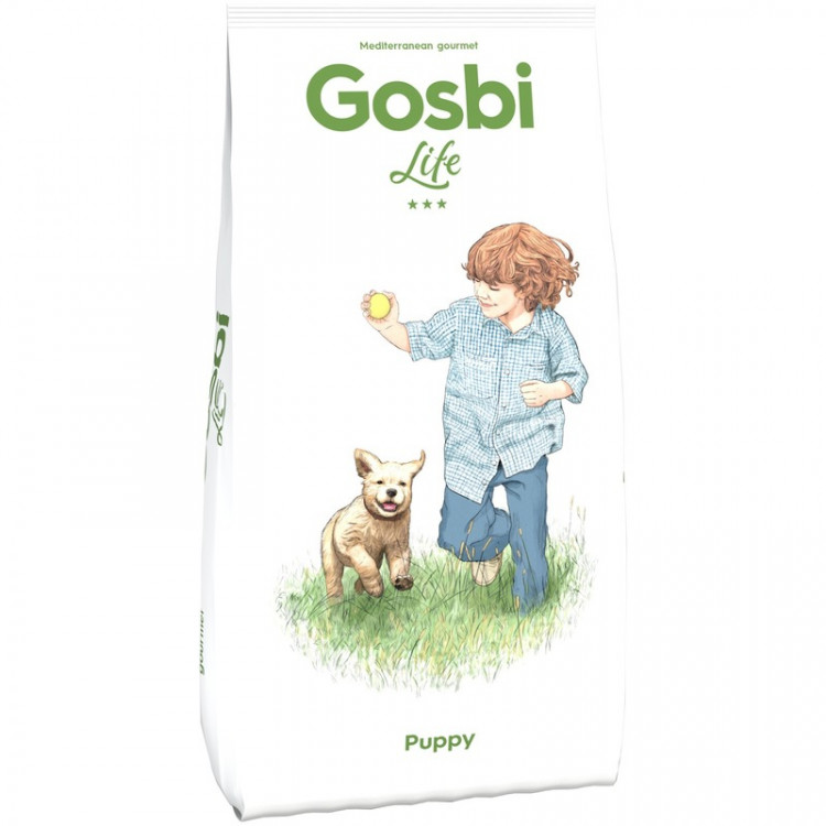Сухой корм Gosbi Life для щенков всех пород с курицей - 3 кг