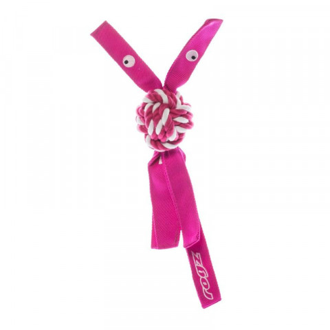 Игрушка для собак ROGZ CowBoyz L канатная розовая - 78/400 мм