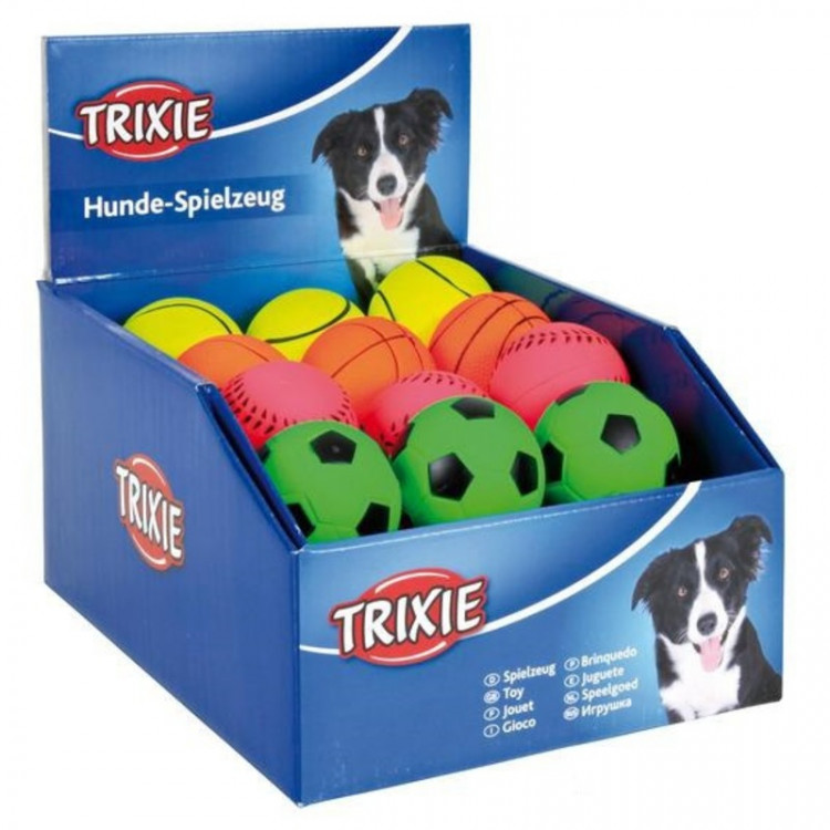 Игрушка-мячик Trixie для собак Ф6 см ворсо-резиновая 1 ш