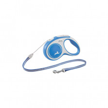 Flexi New Comfort cord S поводок-рулетка для собак, голубая 5 м, до 12 кг