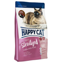 Happy Cat Adult Sterilised Voralpen Rind сухой корм для стерилизованных кошек с говядиной - 10 кг