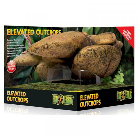 Exo Terra навесная скала Elevated Outcrops 15x15x10 см (PT2873)