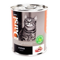 Darsi Sensitive влажный корм для кошек с чувствительным пищеварением с ягненком 340 г
