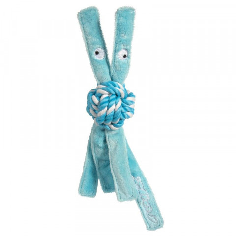 Игрушка для собак ROGZ CowBoyz M канатная голубая - 64/310 мм