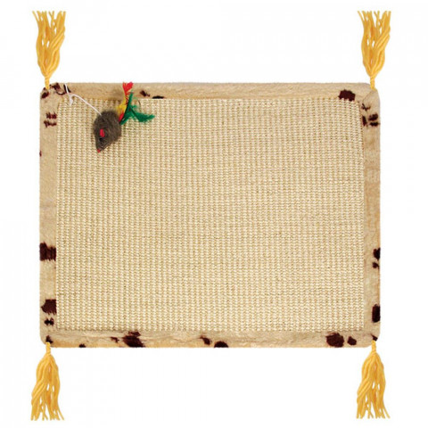 Triol коврик-когтеточка из сизаля \"Кисточки\" с мышкой, 455х380 мм