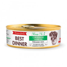 Best Dinner Premium консервы для собак с ягненком и рисом - 0,100 кг