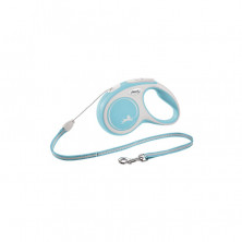 Flexi New Comfort cord S поводок-рулетка для собак, светло-голубая 5 м, до 12 кг