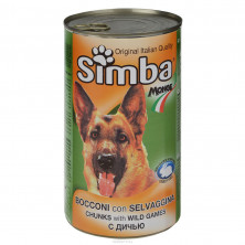 Simba Dog консервы для собак кусочки дичь 1,2 кг