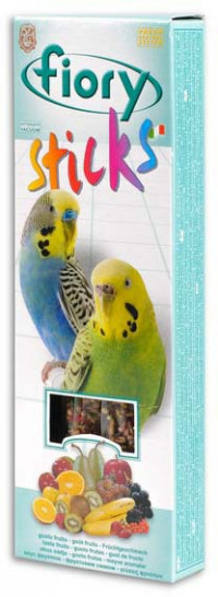 FIORY STICKS палочки для средних попугаев с фруктами 2 х 30 гр