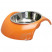 Миска для собак ROGZ Luna специальная эргономичная форма и вынимаемая миска оранжевая - 350 мл